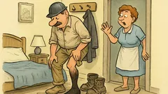 Witz: Der Bergmann kommt nach Hause