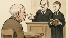 Witz: Der Richter zum 70-jährigen Angeklagten …