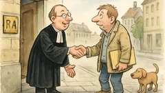 Witz: Ein Anwalt schmeichelt plötzlich seinem Mandanten...