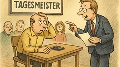 Witz: Noch können Sie Tagesmeister werden!