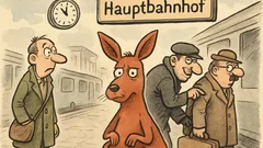 Witz: Warum sieht man nie ein Känguru...