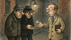 Witz: Herr Piesel in dunkler Seitenstraße