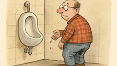 Witz: Und hängt der Tropfen noch so lose...