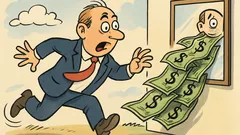 Witz: Herr Hilary sucht die Dollars