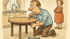 Witz: Wenn ein Mann etwas repariert…