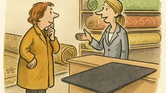 Witz: Eine Frau sucht Teppich fürs Kinderzimmer
