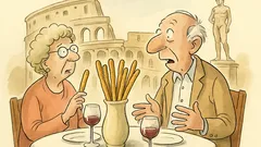 Witz: Hier in Italien ist alles antik