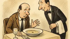 Witz: Herr Ober, was macht die Fliege?