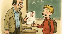 Witz: Lieber eine Fünf in Mathe ...