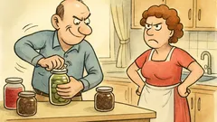 Witz: Streit mit der Ehefrau?