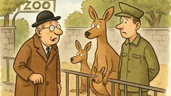 Witz: Ein Herr bleibt im Zoo stehen