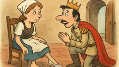 Witz: Endlich! Der Pantoffel passt!