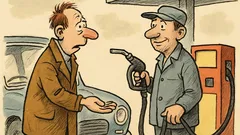 Witz: Uli sagt an der Tankstelle…