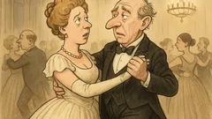 Witz: Der Graf tanzt mit der Gräfin