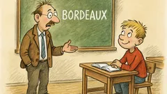 Witz: „Fritz, wo liegt Bordeaux?“