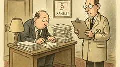 Witz: Ein Kanzlei-ISO-9000-Zertifizierer erscheint plötzlich