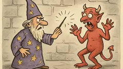 Witz: Sagt der Magier: „Ich verbanne den Dämon.“