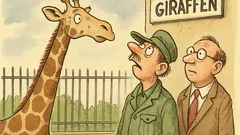 Witz: Warum schauen Sie immer nach oben?