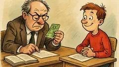 Witz: Antoś, warum hat der Professor...