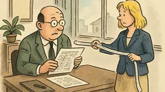 Witz: Der Chef will Blazermaße sammeln