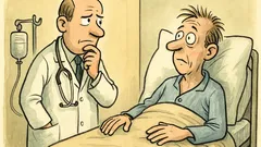 Witz: Fragt der Patient: Steht es schlimm?