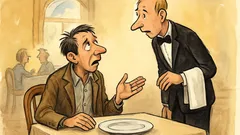 Witz: Ein Mann kommt ins Restaurant