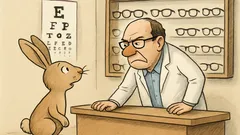 Witz: Kommt das Häschen ins Brillengeschäft