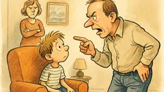 Witz: Der Vater fragt Jasio nach seinem Trick