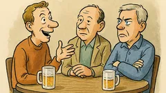 Witz: Arnulf behauptet etwas über blaue Augen