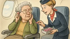 Witz: Vor dem Abflug gibt’s Kaugummi