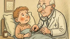 Witz: Fritzchen liegt mit Grippe im Bett