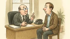 Witz: Ein Mitarbeiter zum Direktor …