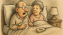 Witz: Die letzten Worte des Bettnässers