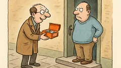 Witz: Ein Ferrero-Küsschen-Anbieter steht vor der Tür