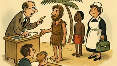 Witz: Robinson ist im Unterricht dran