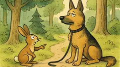 Witz: Häschen trifft im Wald einen Hund