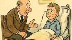 Witz: Onkel Hans fragt Berthold nach Masern