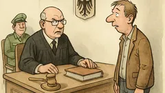 Witz: Rainer wird vor den Richter zitiert