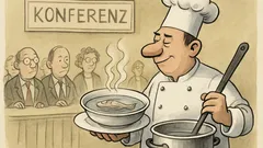 Witz: Ein Küchenchef kocht für Homöopathen