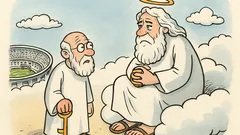 Witz: „Gott, wann kommen unsere aus der Gruppenphase?“