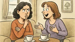 Witz: Eine Frau, die ein Geheimnis...