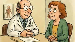 Witz: Herr Doktor, mein Mann redet nachts...