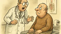 Witz: Ein Patient nimmt zu viel Abführmittel