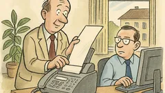 Witz: Chef, ich faxte nur die Anlagen