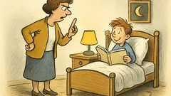 Witz: Mutti, darf ich lesen, bis...