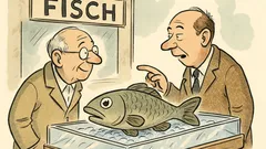 Witz: Woran erkennt man das Alter eines Fisches?