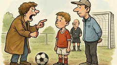 Witz: Nach dem D-Jugend-Spiel fragt der Trainer