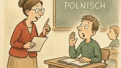 Witz: Die Polnischlehrerin nimmt Jasiu dran