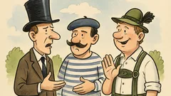 Witz: Ein Engländer, ein Franzose und ein Bayer