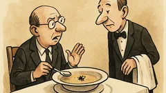 Witz: Herr Ober, in der Suppe…